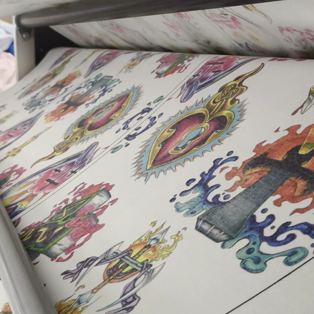 Sublimation paper transfer to fabric